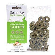 슈프림펫 셀렉티브 오차드 룹스 - 티모시&애플 토끼간식 기니피그 친칠라간식, 1개, 80g