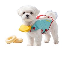 LUCKY DOG 小狗救生衣 強浮力, 黃色, 1個
