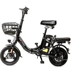 몬테리아 접이식 전기자전거 48V 500W 15.6AH KC인증 전기자전거 A598-77, 블랙*M5, 스틸