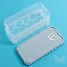 날짜 다이얼 10구 계란케이스 스카이 계란보관용기