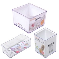 창신 크리스탈 뷰티 정리용품 / 투명 아크릴 소품정리함, 01호, 1개