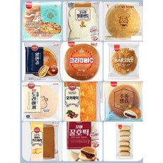 삼립빵랜덤.삼립빵기린빵.롯데빵 랜덤 인기제품 모음 12종류(한박스 12봉 ), 85g