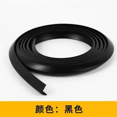핍핍몰 모서리 보호대 코너 몰딩 코너비드 ㄱ자 마감재 테이블 가구 프레임 실리콘, 폭 1.8cm 길이 5m, 블랙