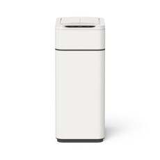 다룸 스마트 자동센서 스테인리스 휴지통 10L, 화이트, 1개