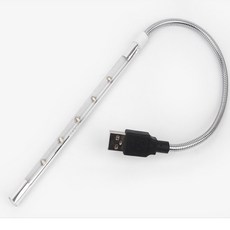 알럽 USB LED스탠드 노트북조명 모니터스탠드조명 간편한사용 독서등 노트북램프, 10구(색상 상세페이지 참조)