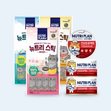 동원 뉴트리플랜 건강프로젝트 구강+유리너리 160g x 24개 + 캣 뉴트리스틱 (3종 콤보) 4개입 x 24개