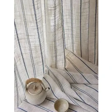 블랙 아웃 모리 스타일 간단한 솔리드 컬러 베 쉬어 커튼 홈 거실 집 장식, 1pc W52xL72inch, Rod pocket, beige