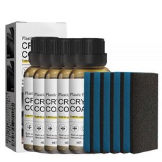 플라스틱 부품 크리스탈 코팅 2025년 새로운 자동차 부품용 업그레이드 스펀지가 있는 코팅제 2세트, 5Set