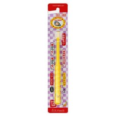 日本 STB 蒲公英 360度 嬰兒牙刷 兒童牙刷 纖柔刷毛牙刷 防吞 STI-IR, 1個, 0-3歲黃色, 黃色, 1個裝