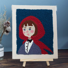 보람창고 액자형 펀치니들, 06.빨간망토소녀, 1개