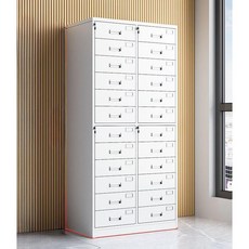 철제 서랍 캐비닛 사무실 서랍장 파일 보관함 수납장, 1.39mm, 코인 로커 4문