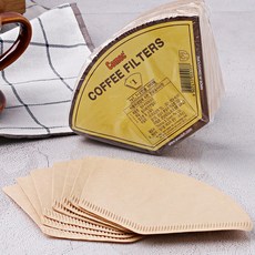 코맥 천연펄프 핸드드립 커피 여과지 종이 필터 샵1, 1개