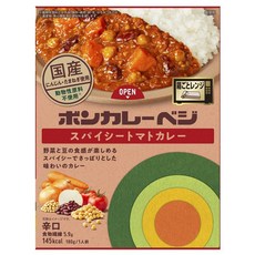 BonCurry 蔬菜辣番茄咖哩料理包, 1盒, 180g