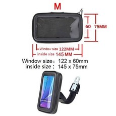 자전거 모터 전화 홀더 방수 전화 가방 파우치 파우치 파우치 케이스 오토바이 자전거 핸들 핸드폰 GPS 거, 05 Style2 M