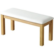 다이닝 벤치 합성 가죽(PVC) 폭 35.4 x 깊이 13.8 높이 16.9 인치(90 35 43 cm) 내추럴, 다이닝 벤치, 합성 가죽(PVC), 폭 35.4 x 깊
