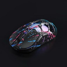 Gravastar 重力星 MERCURY X & X Pro 8KHZ輕量無線電競滑鼠 順暢低延遲, X Pro 霓塗影, 霓塗影
