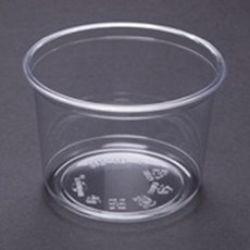 P.E.T 프라스틱용기 600ml(117mmx75mm) 1pcs 투명컵 프라스틱컵 투명용기 PET용기 HR-16(16온스) 빙수용기 플라스틱컵