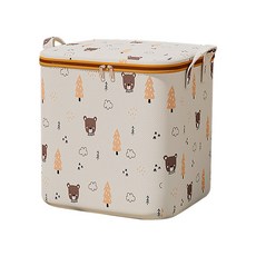 松鼠熊收納袋, 1個, 松鼠熊拉鍊袋