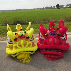 舞龍舞獅道具南獅小黃獅醒獅服裝道具錶演整套正品獅子頭舞獅兒童 醒獅 舞龍舞獅