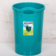 웰빙 다용도 통 미니 생활 원형 웰빙 쓰레기통 책상 화장실 소형 분리수거 플라스틱 수납함 수납통