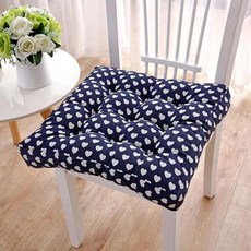 사무실 의자용 사각 등받이 쿠션 시트 소파 패드 사이즈, 13. Dark blue heart