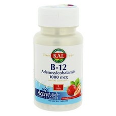 KAL B-12綜合莓果溶解錠 1000mg, 1個, 90粒