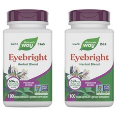 네이쳐스웨이 아이브라이트 694mg 베지테리안 캡슐, 2개, 100정