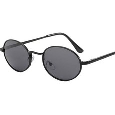 타원형 프레임 편광 남성용 운전용 선글라스 레트로 스포츠 야외 장식용 (색상 : A 크기 1)