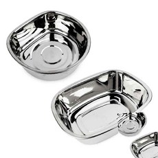 페어 스텐 설거지통(D형) 설겆이통 대야 싱크바스켓 스텐설거지통 스텐설겆이통 설거지통 설거지대야 싱크바스켓, 상품선택, 1개