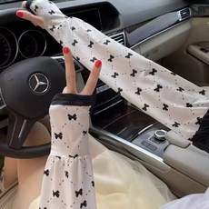 츄러블리 편한 냉감 쿨토시 손등커버형, 1개, 리본