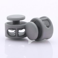 끈조절 스트링 스토퍼 컬러 코드락 14mm, 10개, 그레이