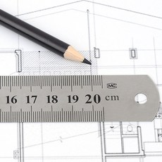 20cm 직자 도안 도면 센치 스틸 철제 쇠 측정 제도용, 1개, 상세페이지 참조