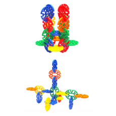 어린이조립놀이 패턴모형블럭 영유아소근육교구 성짓기놀이