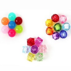 만보샵 아크릴 비즈 10mm 파스텔구슬, 호박