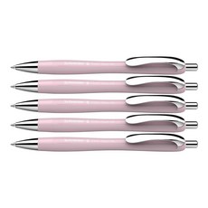 Schneider 슬라이더 레이브 컬러 XB (엑스트라 브로드) 볼펜 리필 가능 + 접이식 가능 1.4mm 펄 배럴 블루 잉크 펜 5개 박스 (132519)