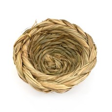 새둥지 꼼꼼 카나리아 접시 둥지 소형 대형 번식 쉼터 침대, 1개