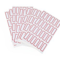 일반견출지10매 적색 파일견출지 인덱스라벨 스티커 라벨지