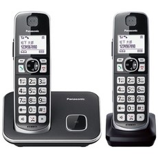 Panasonic DECT數位無線電話機 雙手機組, KX-TGE612TW