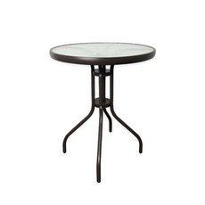 메이크잇 접이식 야외 원형 테이블 600, 투명