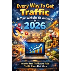 (英文圖書)Every Way To Get Traffic To Your Website Or Webpage In 2026: Includes Free Traff... 平裝版, Independently Published, 英文
