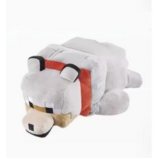 마인크래프트 게임 Axolotl 캐릭터 인형, 40cm 늑대 인형, 1개