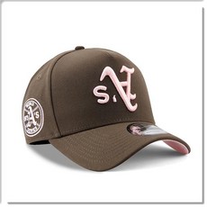 New Era 9FORTY 可調節 Oakland Athletics 棒球帽, 咖啡色, 1個