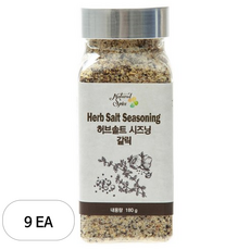 허브솔트시즈닝 갈릭, 180g, 9개