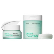milktouch 洋常春藤 6秒降溫補水乳霜+棉片, 1組, 1入