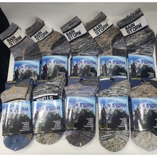 레인스톰 남성 기능성 10개 1세트 단목 등산 작업 양말 made in korea NDM, 색상랜덤배송(10개1세트)