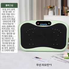 덜덜이 운동기구 털털이 바디슬리머 머신 실내 가정용 쉐이크보드 전신 다이어트 기구 홈트, 플래그십-그린 블루투스