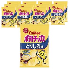 Calbee 卡樂比 雞汁鹽味洋芋片, 12個, 60g