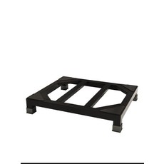 건조기 거치대 세탁기 받침대 앵글 베란다, 블랙 40x40x15, 1세트, 1개