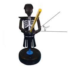 검도 연습 마네킹 모형 검술 스탠드 인형 체육관, 타입 B, 1개