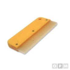 우레탄헤라 고무 오렌지 밀대 껌칼 스크래퍼 시공자재, 1개